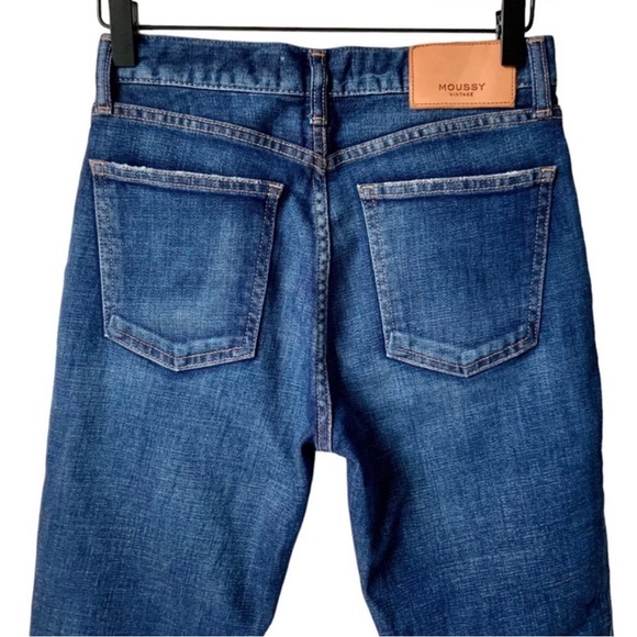MOUSSY VINTAGE MV Jeans Cameron Skinny Ankle  Blue Size 25 - Picture 6 of 15